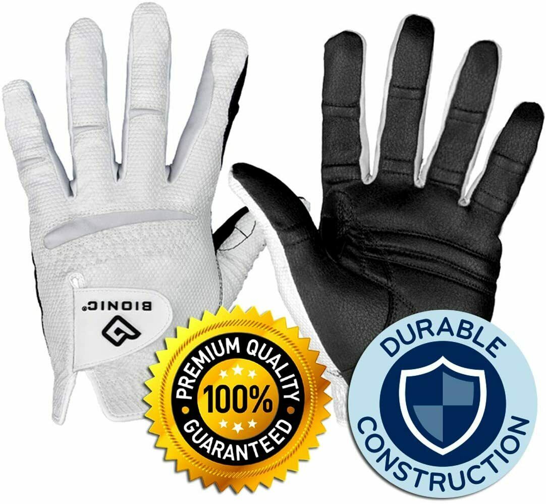 New 2020 Bionic Relaxgrip 2.0 Golf Men's Glove Durable Black Palm *2-3 Day Ship*
