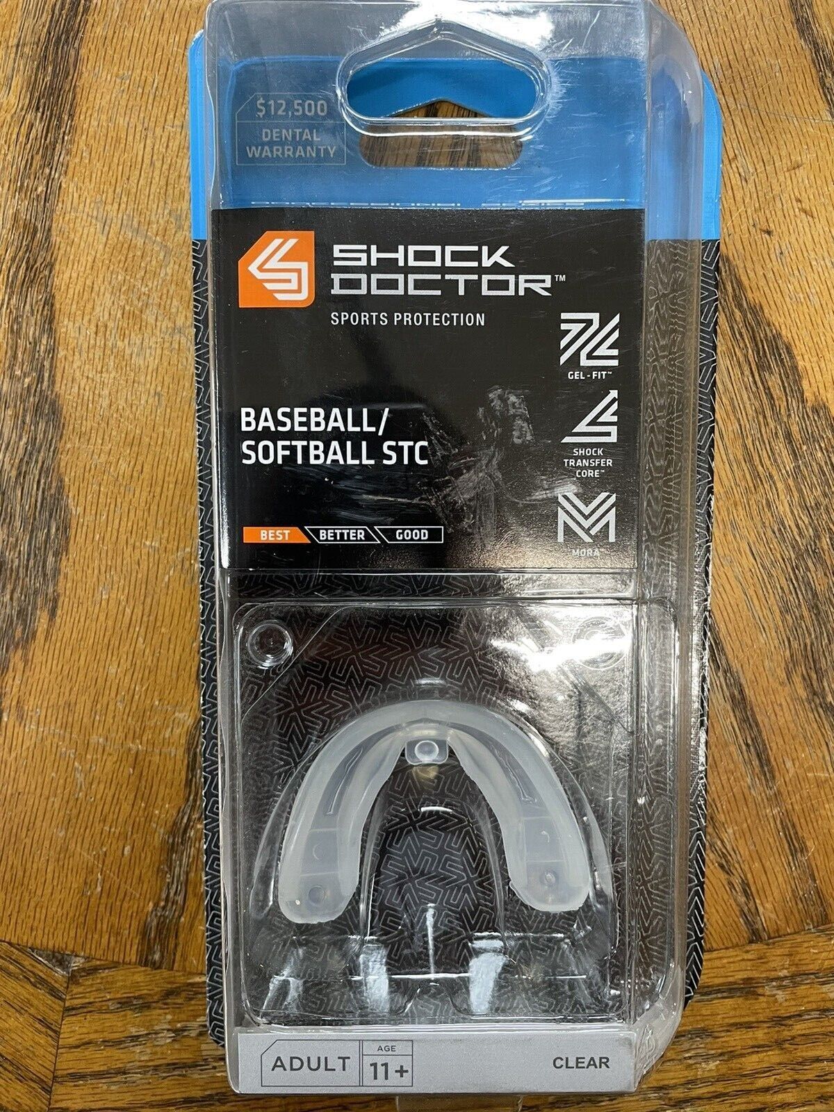 New Shock Doctor Pro Series Gel Baseball/softball Stc Mouthguard
