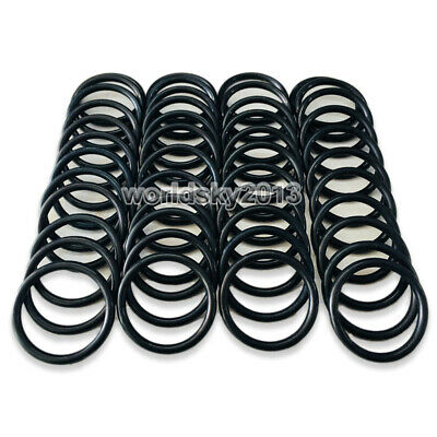 10pcs Heat Oil Resistant 1mm Nbr Nitrile O-ring Rubber Sealing Ring O.d 2.5-72mm