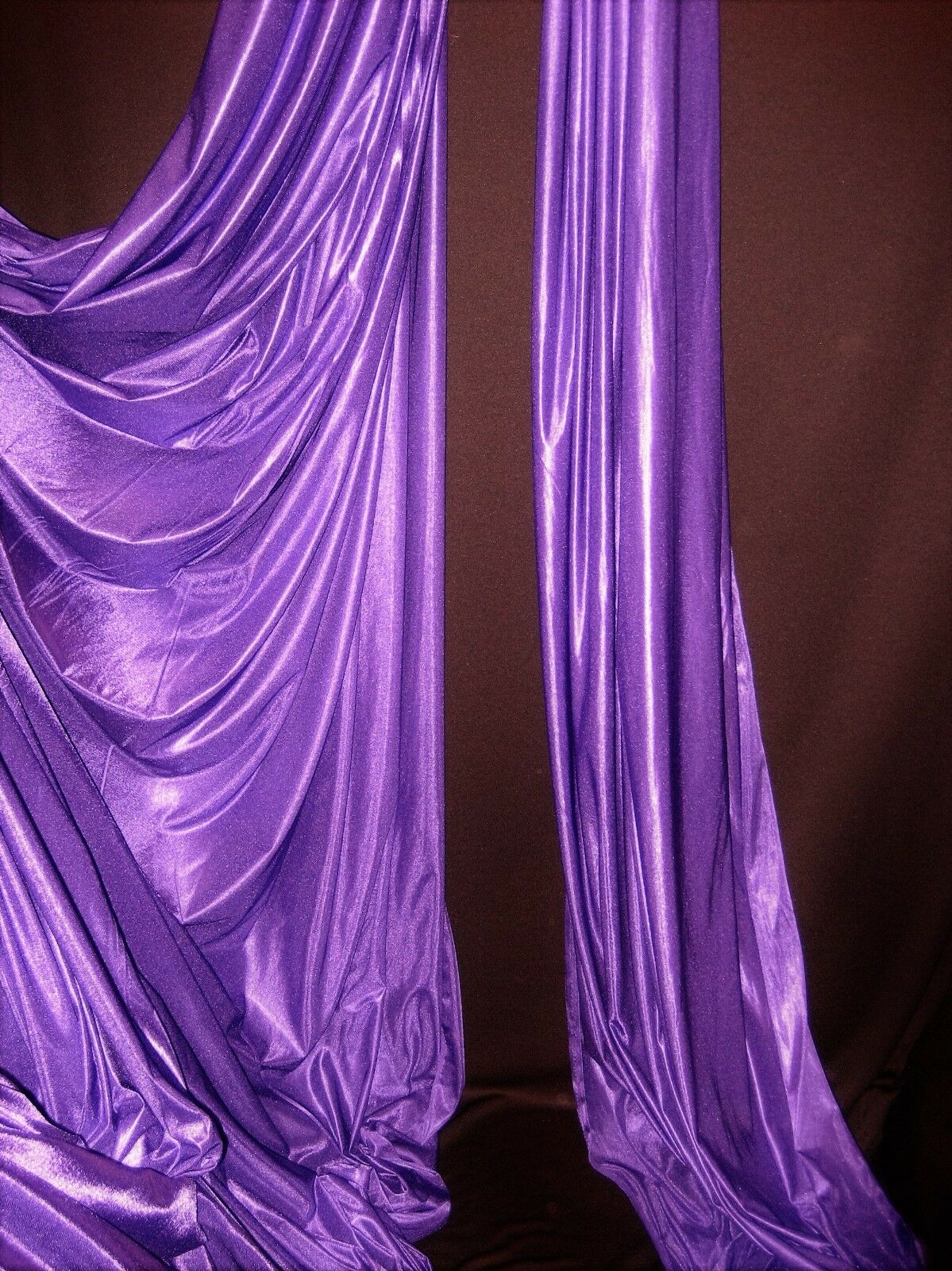 40 Denier Tricot Low Stretch Aerial Silks/aerial Yoga Fabric, Purple Bty