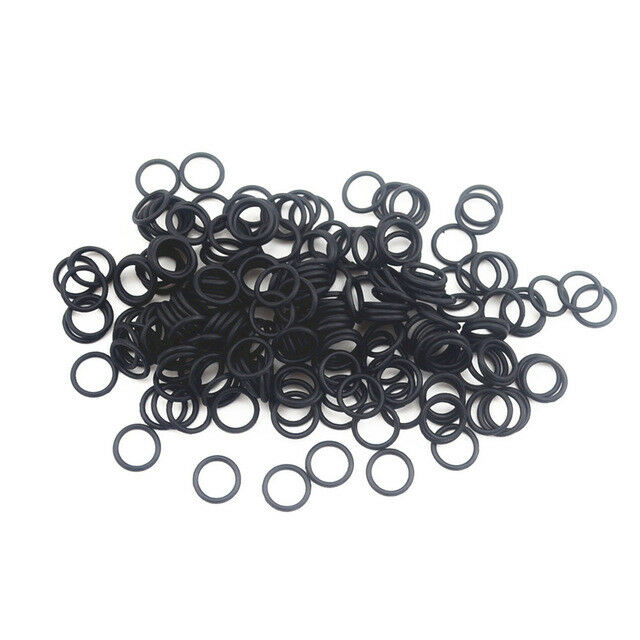 100pcs Black Nitrile Butadiene O Rings Sealing Rubber Gaskets Od 4-24 Mm *1.5mm
