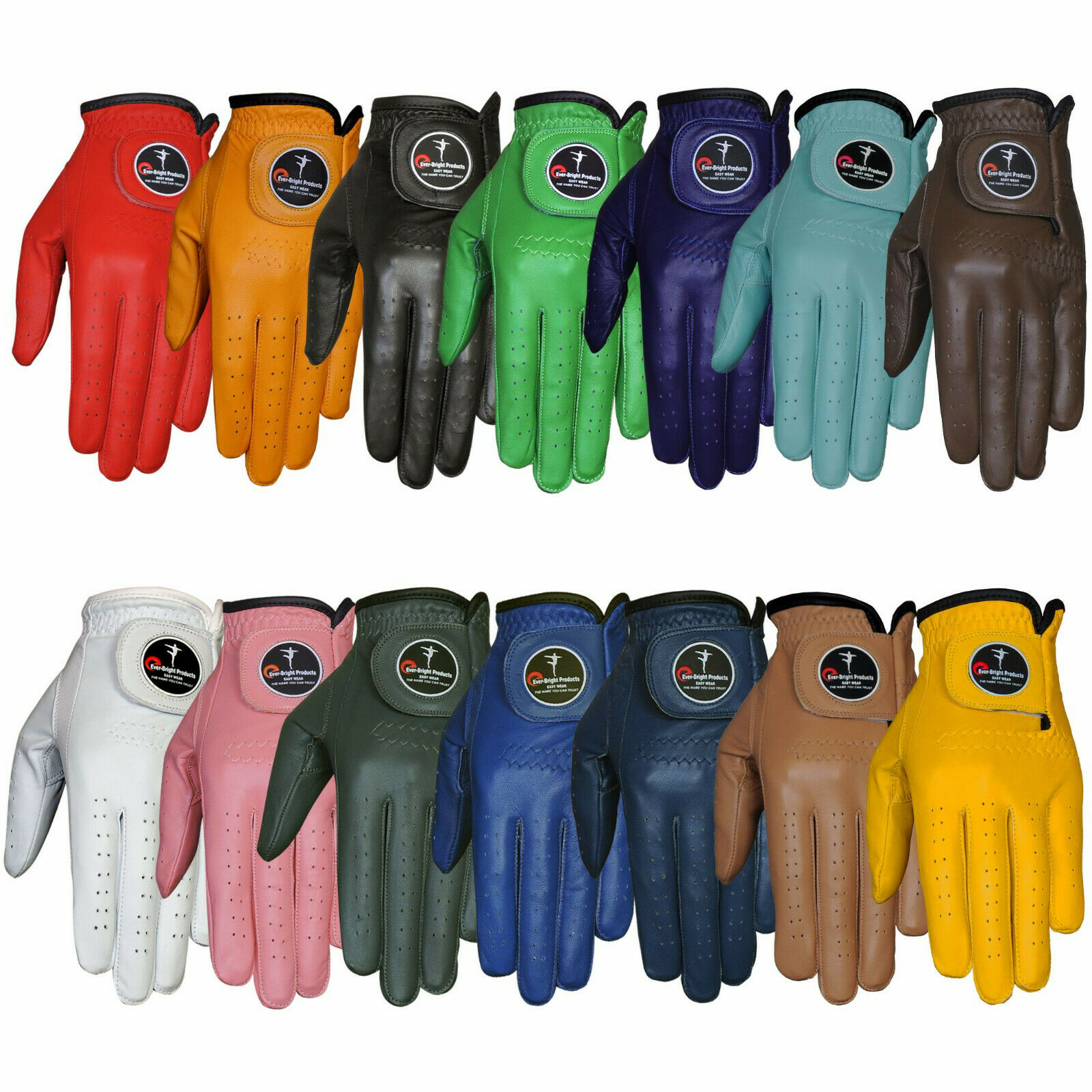 Men's Golf Gloves Opticolor Premium Leather Golf Glove/ All Colors & Sizes