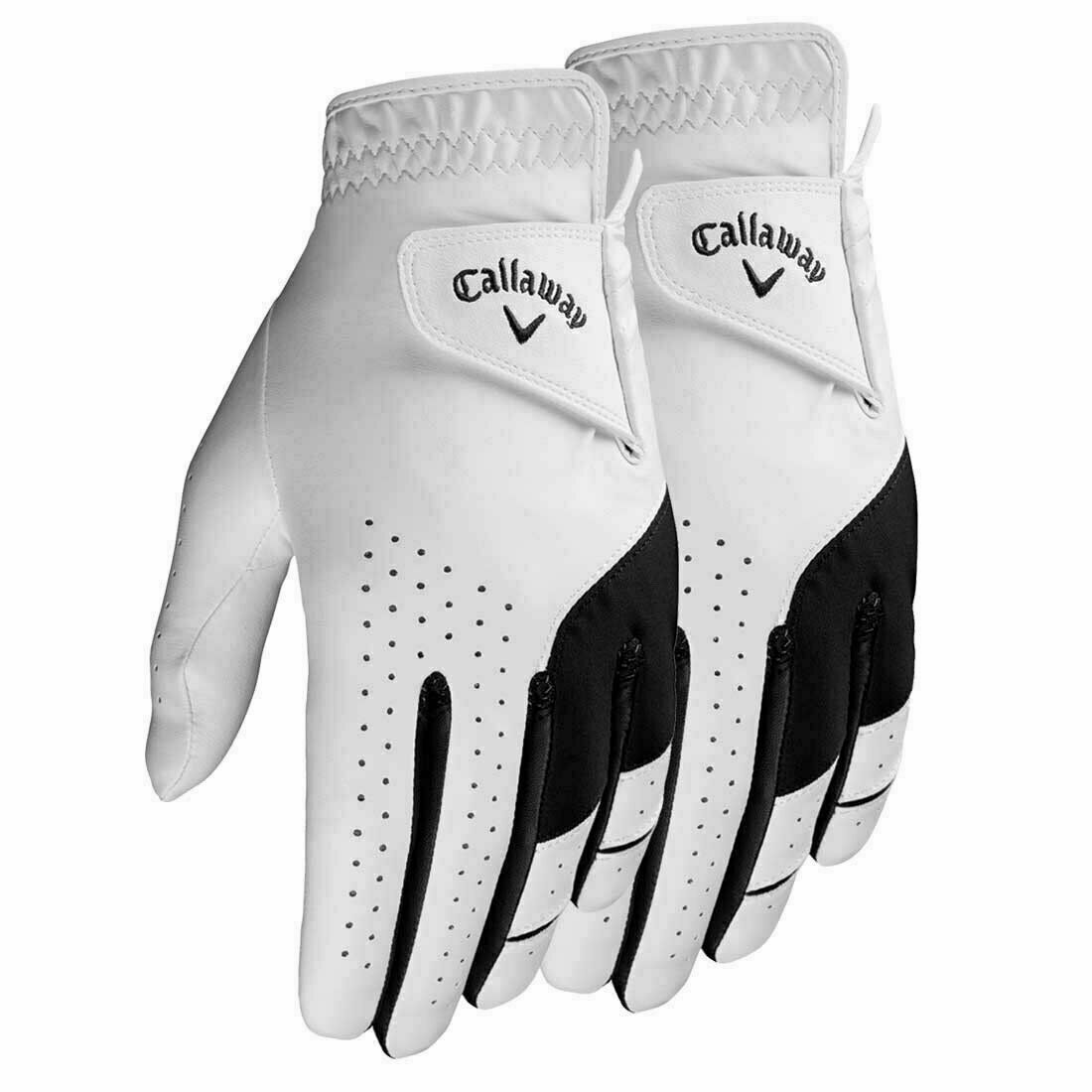 New 2021 Callaway 2-pack Weather Spann Men's Golf Gloves **2-3 Day Free Ship**